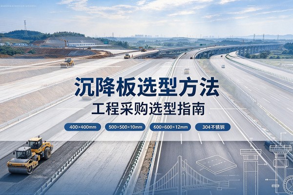 武威沉降板选择方法
