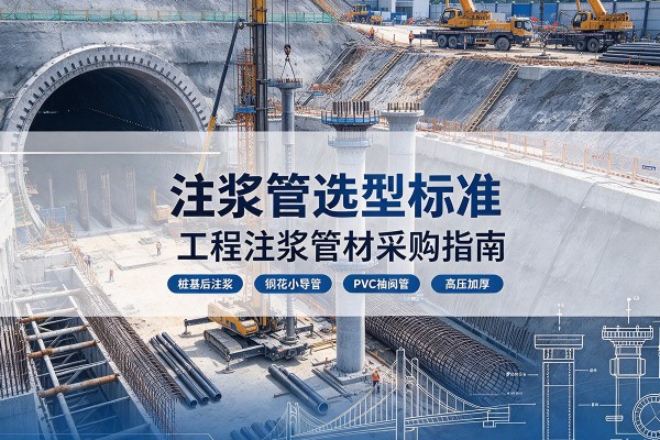 武威注浆管选型标准
