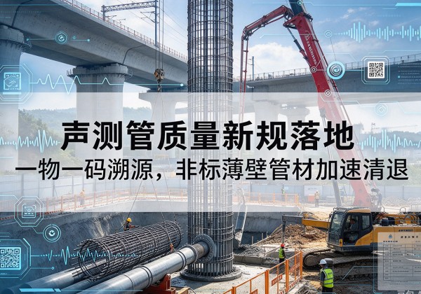 武威声测管质量新规落地，一物一码溯源，非标薄壁管材加速清退
