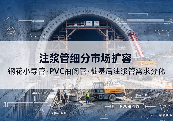 武威注浆管细分市场扩容，隧道钢花小导管、PVC 袖阀管、桩基后注浆管需求分化