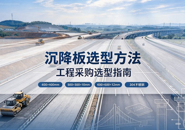 武威沉降板选择方法