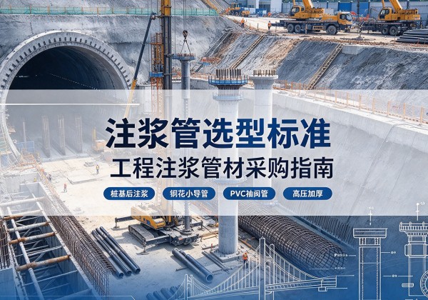 武威注浆管选型标准